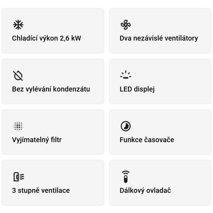 Mobilná klimatizácia REMKO MKT 255 Eco S-Line