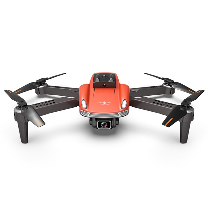 Dron AERIUM KF 4K Dual Camera oranžový – 2 batérie