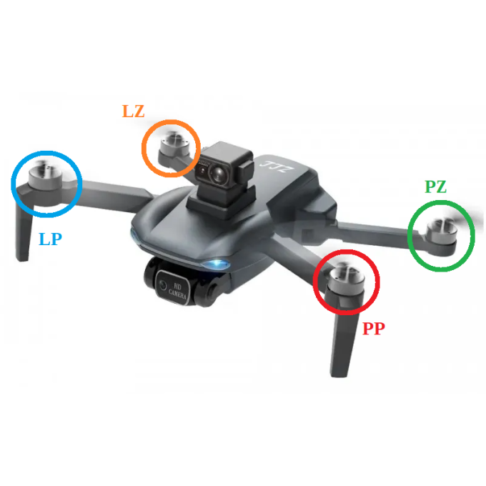 Náhradné rameno s motorom pre dron AERIUM MAX 108 LASER