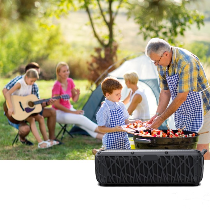 Prenosný bluetooth reproduktor s powerbankou AERIUM S5000 Solar Outdoor