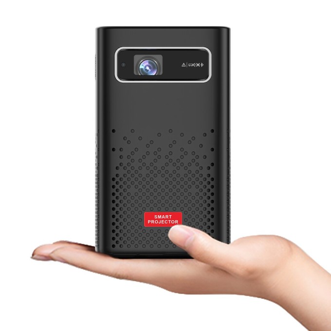 Mini prenosný projektor s batériou AERIUM P8000 DLP Wi-Fi Super Bass
