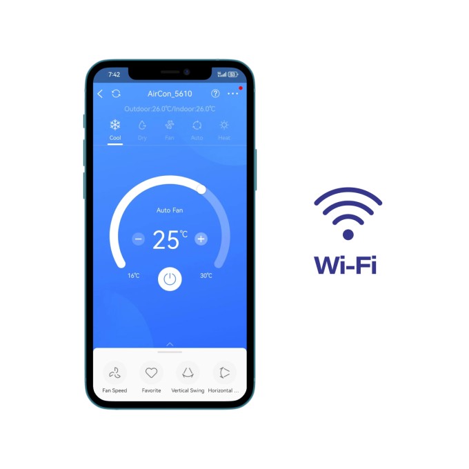 Mobilná klimatizácia Olimpia Splendid Dolceclima Compact 10 MBB Wi-Fi