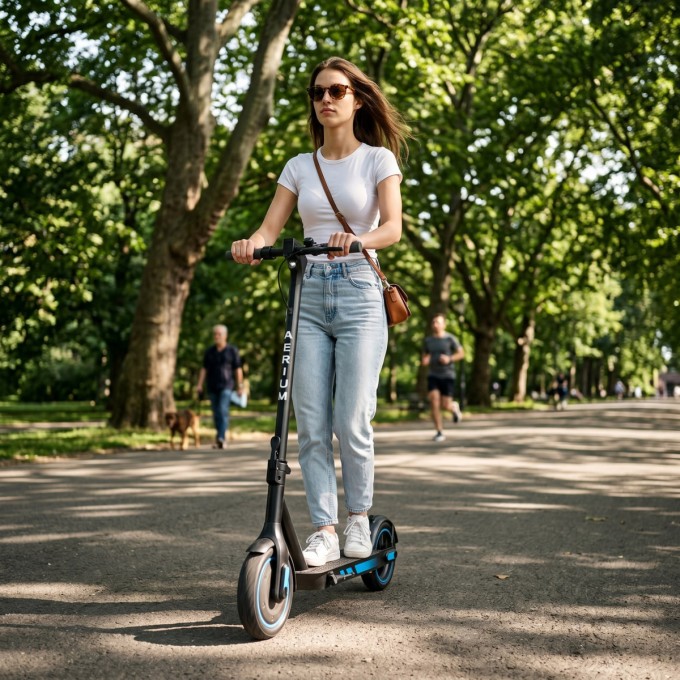 Elektrokolobežka AERIUM MaxRide T500 modrá