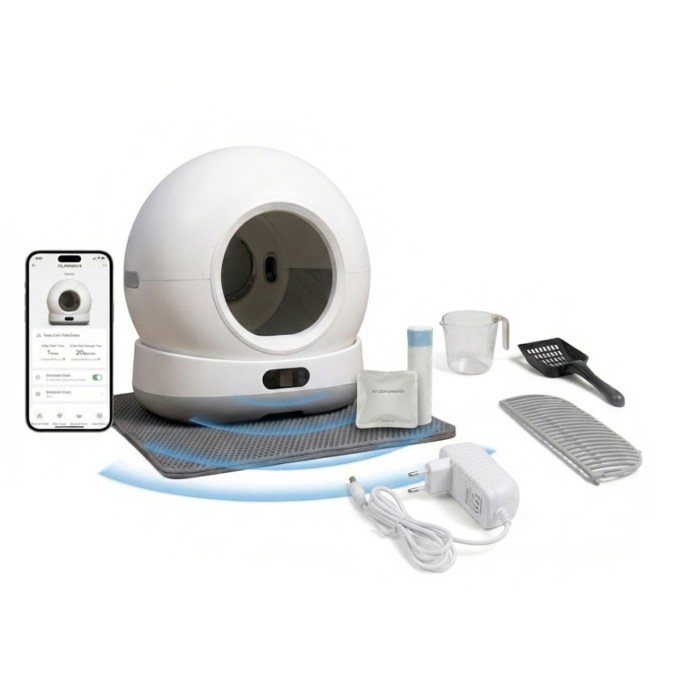 Inteligentná mačacia toaleta AERIUM Clean Box